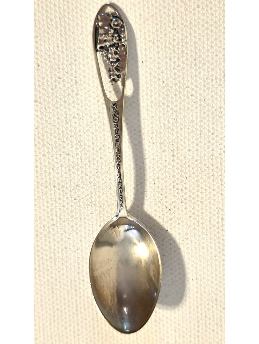 Vintage Hemsley Sterling Silver Knotts Berry Farm Souvenir Spoon Covered Wagon